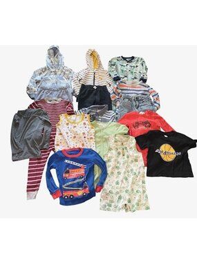 Toddler Boy Clothes Lot 24M Carter’s Carhartt 14pc Pajamas Outfit 24 Months